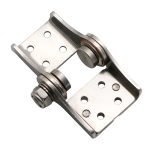 Adjustable torque arbitrary stop hinges