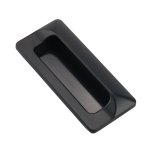 Recessed Black Plastic Handles