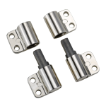 Dismountable stop-at-will torque hinges