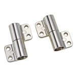 Dismountable stop-at-will torque hinges