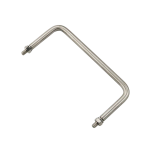 Round rod-shaped male threaded handles