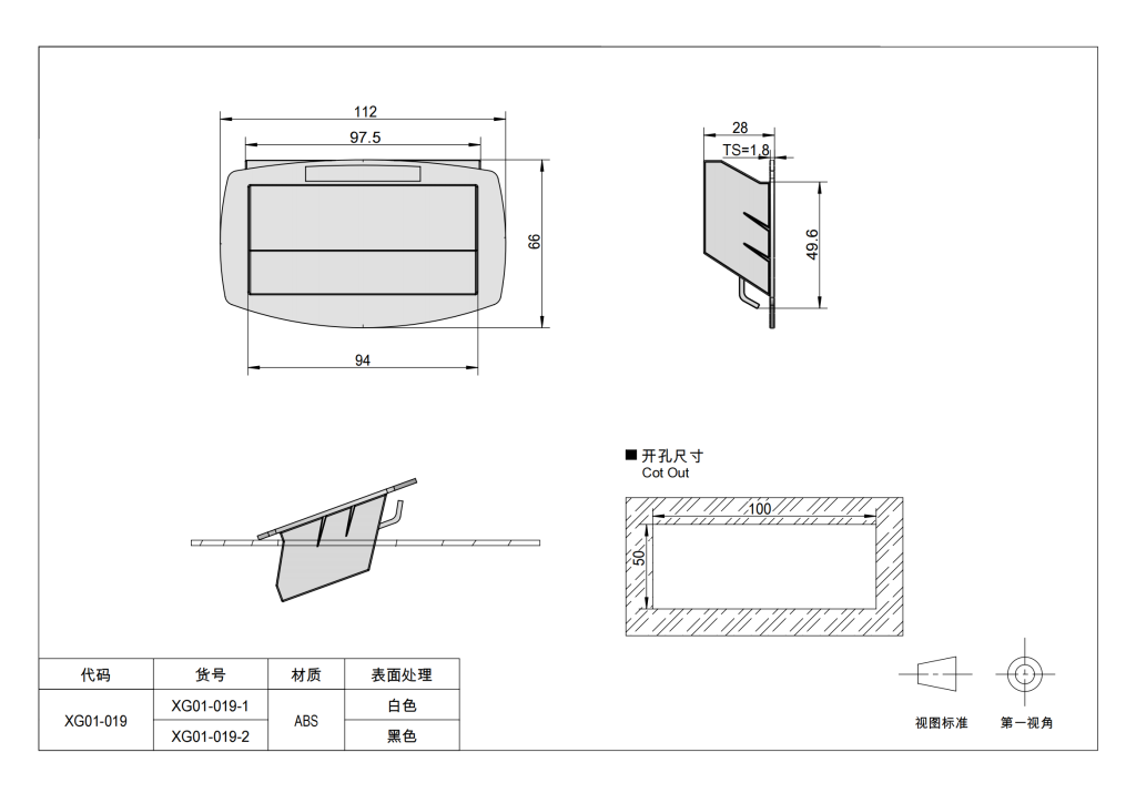 Control Cabinet Handles