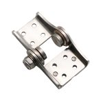 Adjustable torque arbitrary stop hinges