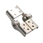 Adjustable torque arbitrary stop hinges