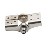 Adjustable torque arbitrary stop hinges