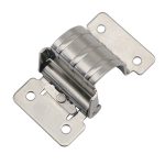 Concealed torque hinges for interior cabinet doors