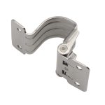 Concealed torque hinges for interior cabinet doors