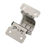 Concealed torque hinges for interior cabinet doors