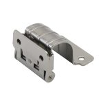 Concealed torque hinges for interior cabinet doors