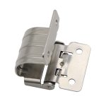 Concealed torque hinges for interior cabinet doors