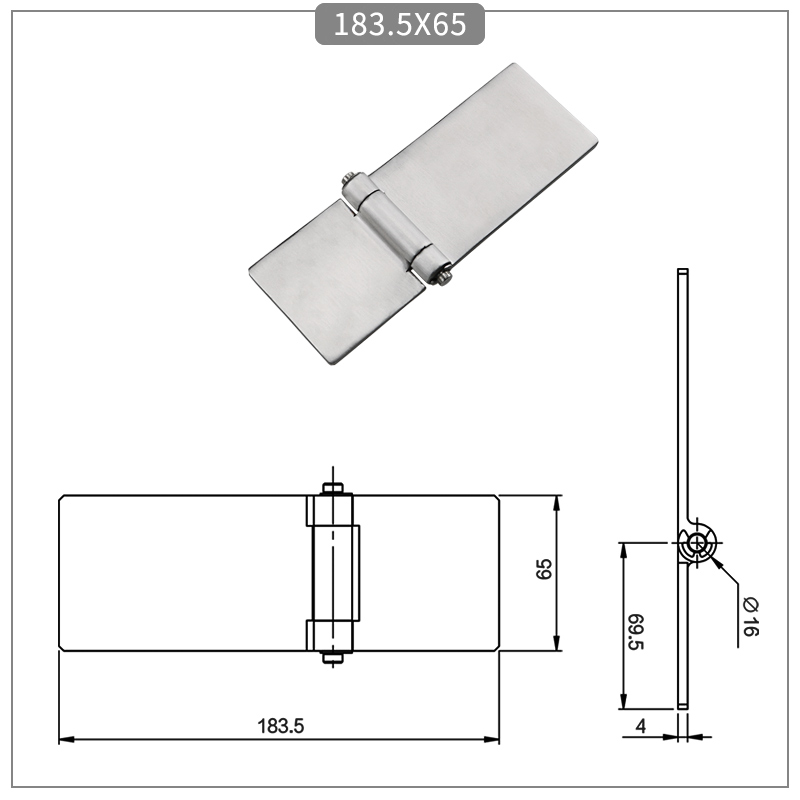 Stainless Steel Welded Hinge