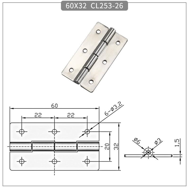 Automation Equipment Folding Hinge