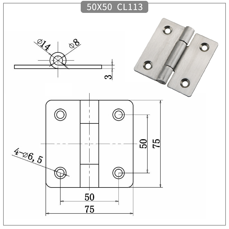 Swing Industrial Equipment Hinge