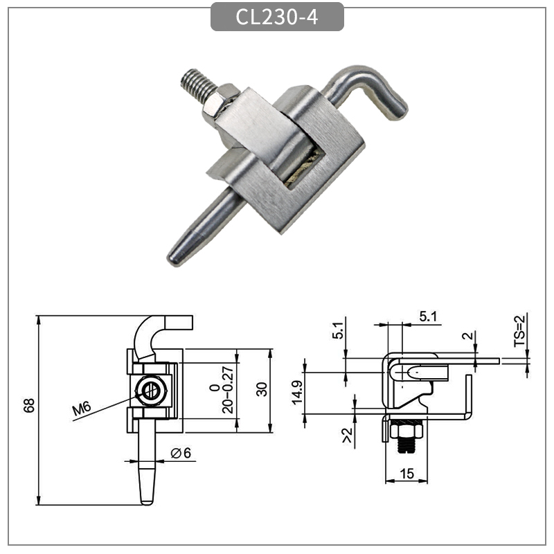 Removable Stainless Steel Hinge