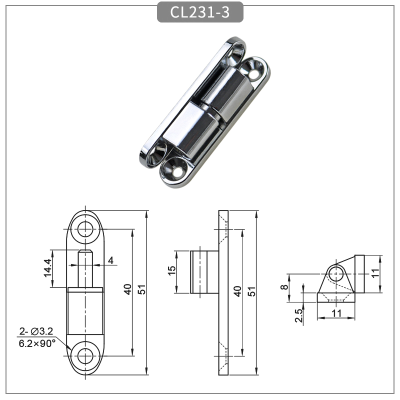 Industrial equipment cabinet door release hinge