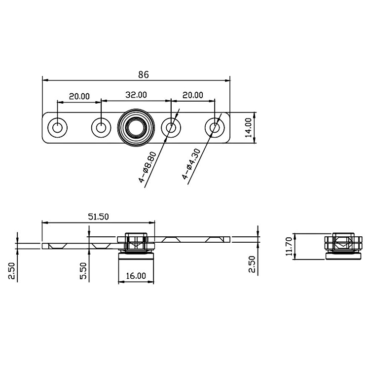 Torque hinges for small cosmetic and jewelry cases.