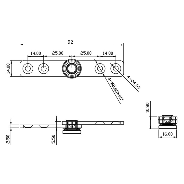 Torque hinges for small cosmetic and jewelry cases.