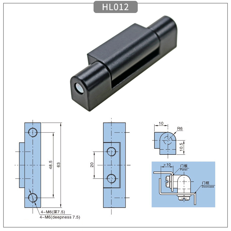 Zinc alloy internal cabinet door hinges