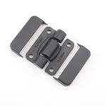 Nylon torque hinges are used in a variety of medical equipment, furniture and cabinet doors.