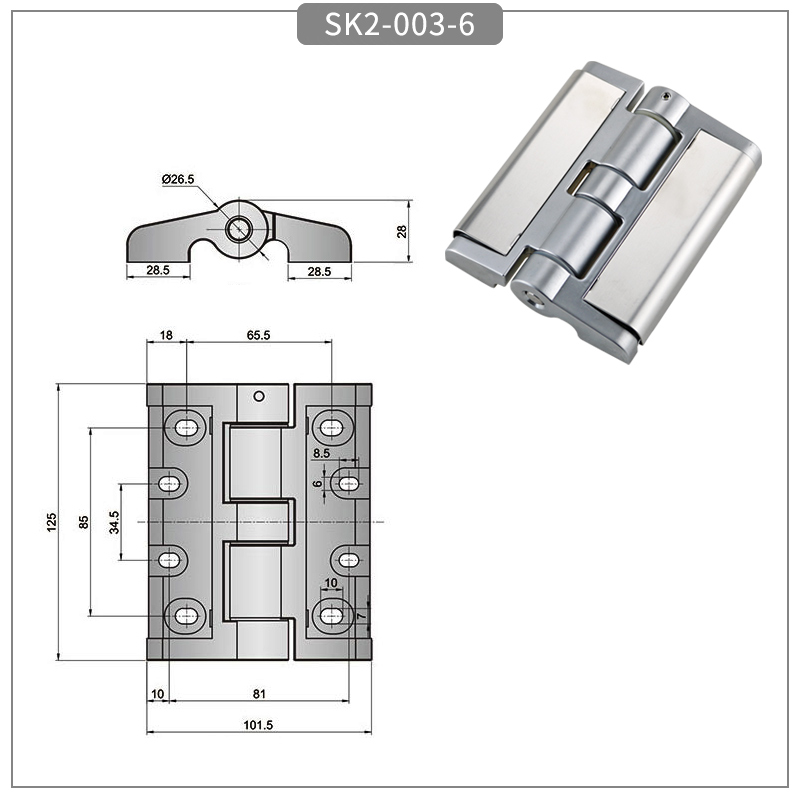 Heavy-Duty Industrial Cabinet Door Hinge