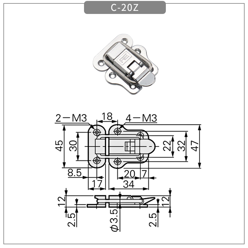 Lift-and-Raise Latches