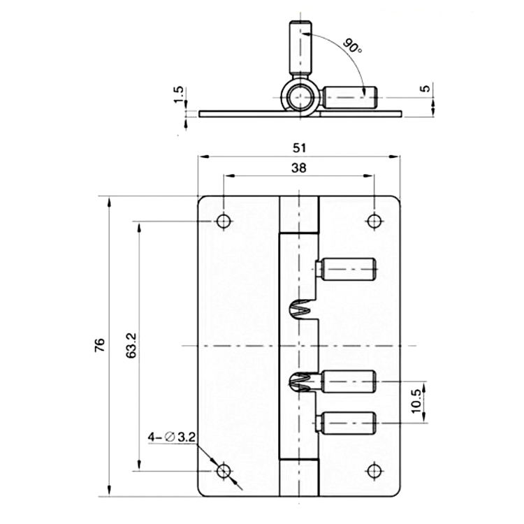 Detachable Spring Hinges