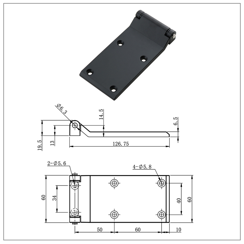 Extended Heavy Duty Cabinet Door Hinges