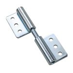 Removable flag hinges for industrial machinery and equipment