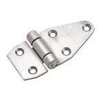 Externally mounted freezer hinge