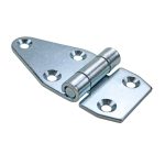 Externally mounted freezer hinge