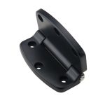 Black carbon steel heavy duty industrial equipment hinge