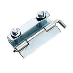 Concealed industrial equipment cabinet door hinge