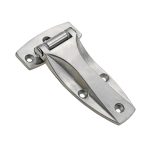 Heavy duty stainless steel hinges for containers