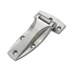 Heavy duty stainless steel hinges for containers