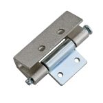 Concealed bent equipment hinge