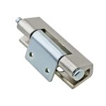 Concealed bent equipment hinge