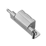 Concealed removable industrial equipment hinge