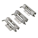 Weldable and removable industrial cabinet hinge