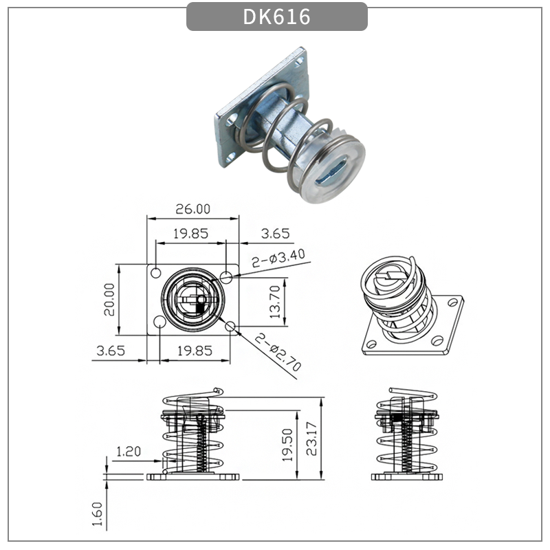 Spring Loaded Draw Latches