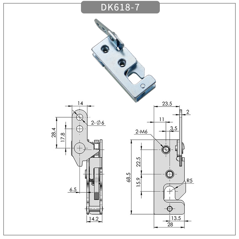 Industrial Cabinet Doors Spring Loaded Draw Latches