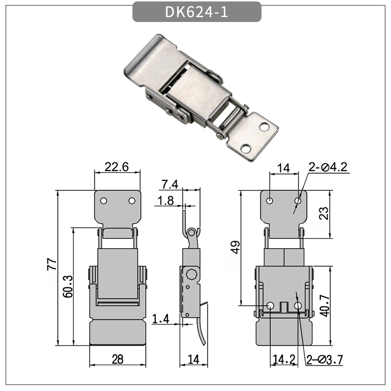 Advertising light box Line Latches