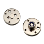 Round adjustable torque hinges for machinery and equipment