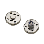 Round adjustable torque hinges for machinery and equipment