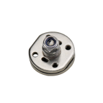 Round adjustable torque hinges for machinery and equipment