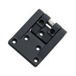 Exterior hinge zinc die black powder coated