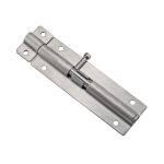 Stainless steel spring door pin latches