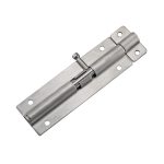 Stainless steel spring door pin latches