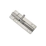 Stainless steel spring door pin latches