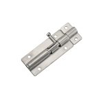 Stainless steel spring door pin latches