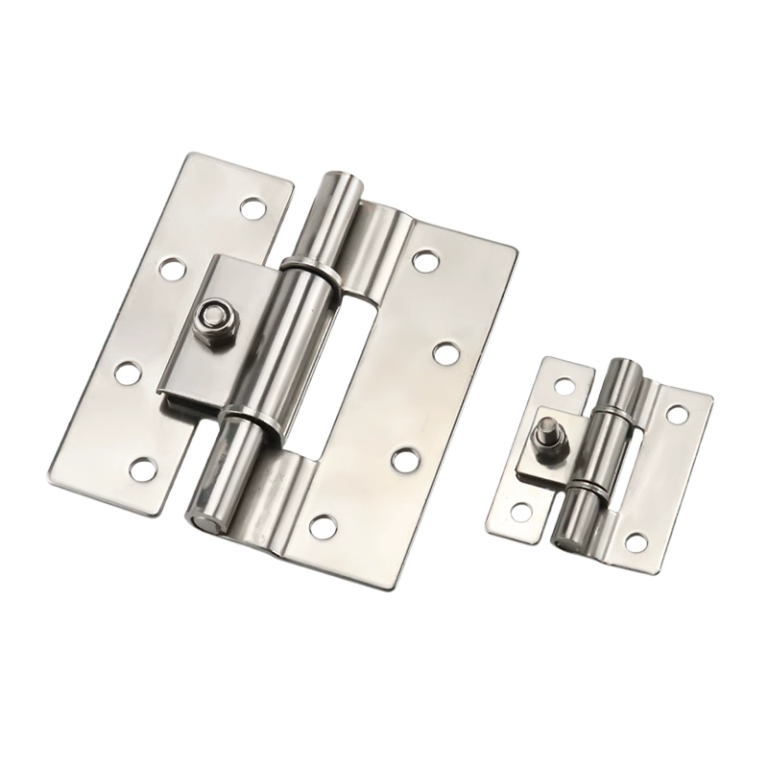 Adjustable torque hinges for industrial control cabinets, instrumentation boxes, kitchen appliance doors